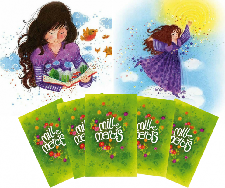 Mille Mercis – Cartes Oracles & Jeux – Pour développer la Gratitude, la Pleine Conscience et l’Intuition